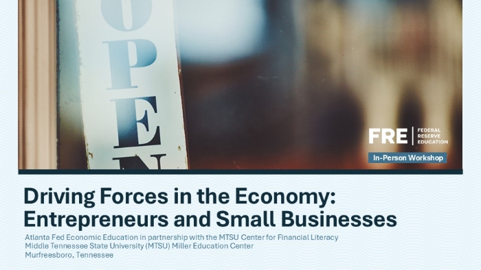 Driving Forces in the Economy Webinar Banner