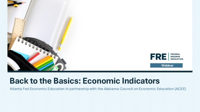 Back to Basics Economic Indicators Webinar Banner