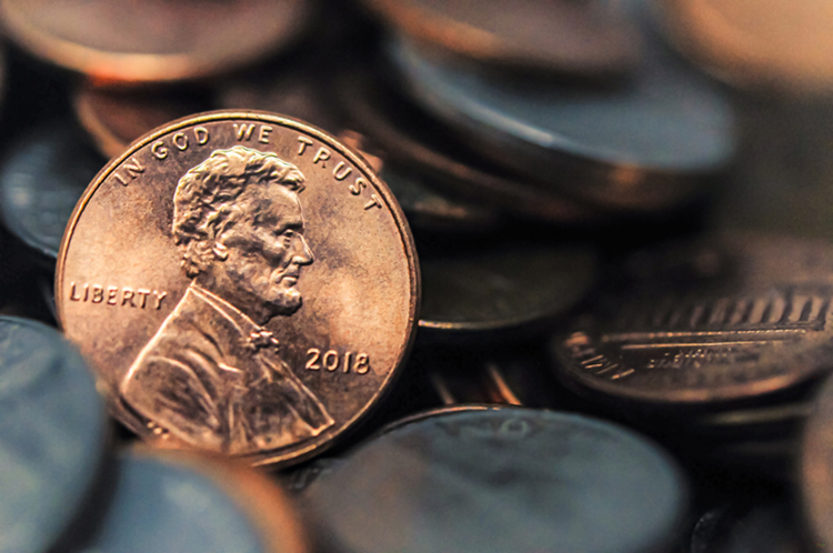 An image of a penny for the May 2026 edition of Page One Economics